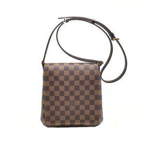 Louis Vuitton Musette Salsa Long Shoulder Bag Damier Ebene Brown
